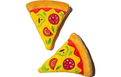 2 Pack Pizza Dog Toy with Squeaker&comma; Plush Pizza Dog Toys for Small and Medium and Large Size Dogs&comma; Multipack Pack Dog Toy &lpar;2 Slices of Pizza&rpar;