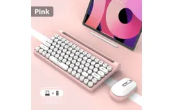 HXSJ-MK220 Keyboard and Mouse Set 78 keys membrane keyboard 1600dpi rechargeable silent