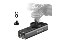 High Brightness Aluminum Alloy Bicycle Light High Lumen USB Rechargeable Bike Light Waterproof Road Bike Light Multi-Modes Cycle Safety Lamp