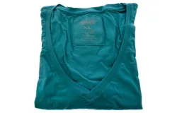 Bamboo V-Neck Tee - Tropical Teal by Cariloha for Women - 1 Pc T-Shirt &lpar;XL&rpar;