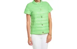 Patty Kim Audrey Puffer Jaacket In Kelly Green
