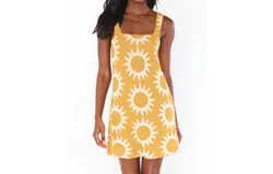 Show Me Your Mumu Mellow Mini Dress In Paradise Sun Knit