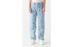 Dex Women&apos;s High Waist Utility Jeans In Vintage Blue Wash