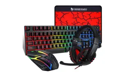 gaming keyboards&comma; 4-in-1 keyboard and mouse set&comma; headphones&comma; 4 pieces keyboard &lpar;including gaming mouse and gaming mouse pad&rpar;