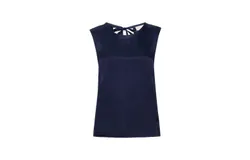 Nation Ltd Rachel Tie Back Tank In Navy