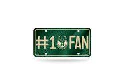 NCAA Milwaukee Bucks License Plate