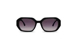 Velvet Eyewear Womens Geometric Sunglass Style Nina in Black - 100&percnt; UV Protection - Designed for Women - Designed in the USA