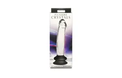 Pleasure Glass Dildo W&sol;Sil Base 7&period;6