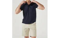 Alan Paine Fritton Pique Polo In Navy