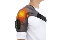 Touch screen controller hole shoulder pads electric heating shoulder pads electric heat compress neck and shoulder joints strain heating vibration massager