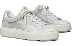 Tory Burch Women&apos;s Ladybug Sneaker In Silver Glitter&sol;blanc