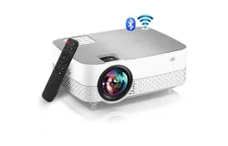 Q5 Mini Portable Projector&comma; 4500 Lumens Support Full HD 1080P Home Theater Projector Large LED Screen Smart Video Projector&lpar;US Plug&rpar;