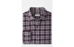 Peter Millar Maywood Cotton Sport Shirt In Gale Gry
