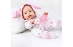 Lifelike Reborn Baby Dolls&comma;12-Inch Realistic Newborn Girl Baby Doll with Doll Clothes & Accessories Best Birthday Set for Girls Age 3&plus;