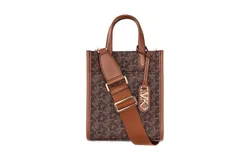 MIchael Michael Kors Women&apos;s Gigi-Xs Ns Shopper Tote Crossbody Hadnbag&comma; Brown&sol;Luggage