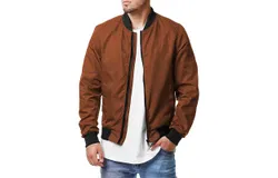 Men&apos;s Lightweight Bomber Jackets Light Track Jackets Casual Summer Windbreaker Outdoor Golf Fashion Coat for Men