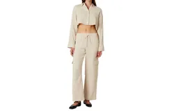 Nia Jacob Cargo Pants In Natural