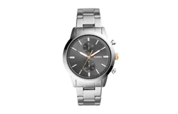Reloj Fossil Hombre &vert; Coleccion Townsman &vert; Modelo FS5407 &vert; Caja Redonda &vert; Ø 44mm Acero inoxidable &vert; Cierre Desplegable &vert; Movimiento Cuarzo &vert; Dial Negro &vert; Cristal Mineral &vert; Correa Acero inoxidable Gris &vert; 50m &sol; 5 ATM &vert; Línea Lujo