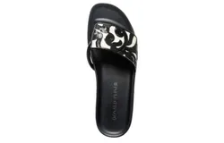 Donald Pliner Fifi Sandal In Nat&sol;black Brocade