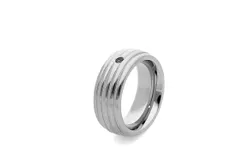 Qudo Basic Ring Sanza In Silver