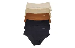 Calvin Klein Women&apos;s 5-Pack Invisibles Hipster Panty In Multi