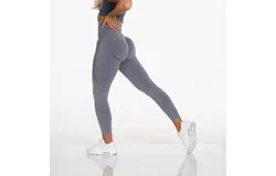 Women&apos;s High Waist Leggings - No See-through Control Abdominal Cycling Fitness Yoga Pants M code