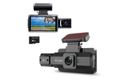 Dash Cam&comma; Dash Camera for Cars 1080P&comma; Dual Dash Cam Front and Inside&comma; Infrared Night Vision Car Camera&comma; Dashcam with 32GB SD Card&comma; Loop Recording&comma; G-Sensor&comma; Parking Monitor&comma; Car Cam for Taxi Uber