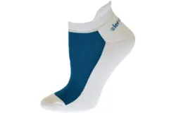 Heel Tab Mesh Top Cotton Anklet Socks with Non-Skid Gripper