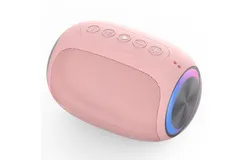 Bluetooth Speaker Illuminated Subwoofer Plug-in USB Flash Drive Player Outdoor Portable&lpar;Pink&rpar;