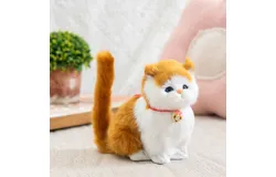 Interactive Companion Pets - Realistic & Lifelike-Realistic Furry Cat -orange