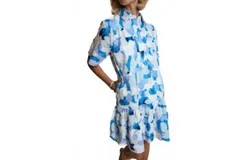 Laroque Lola Dress In Sea Pebble
