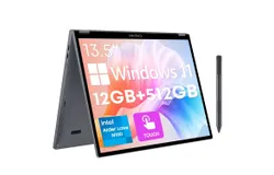 CHUWI FreeBook Convertible Laptop, 512GB SSD 16GB LPDDR5, Intel N150(up to 3.4GHz)