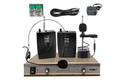 VHF Dual Channel DIGITAL Wireless Microphone System with Receiver