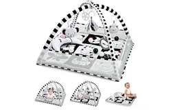 Exersaucer Johnny Jumper Featuring Easy-to-Use Clamp Attachment for Quick and Tool-Free Set Up and Adjustable Straps to Customize the Height for Your Child&comma; Owl