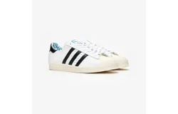 Adidas Men&apos;s Superstar 80S X Have A Good Time Shoes In Footwear White &sol; Core Black &sol; Chalk White