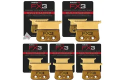 5x Babyliss Pro FX703G FX3 DLC Titanium Ultra Thin Blade Zero Gap Blade