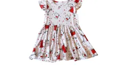 Charlies Project Girl&apos;s Spot On Bamboo Dress In White