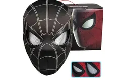 Spider Hero Mask，Full Face Chin Control Eyes&comma;Kids&apos; Costume Masksfor Cosplay-Black