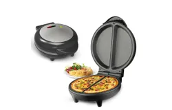 Pizza Maker&comma; Sandwich Maker&comma; Non-Stick Omelet and Pancake Maker&comma; Stainless Steel&comma; Makes 2 Individual Portions of Omelets and Pancakes Quickly and Easily