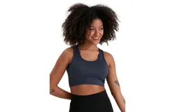 Juniors' and Women's Unlined Sports Top Activewear, Comfortable Soft Bra for Yoga, Walking, Sports
