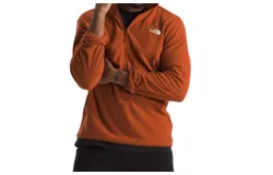 The North Face Glacier Fleece 1&sol;2 Zip Jacket In Earthen Copper