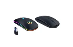 mouse wireless&comma; PC mice&comma; 2&period;4GHz &plus; Bluetooth&comma; silent gaming mouse