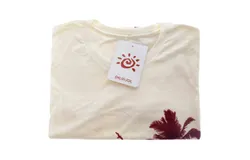 Womens Boyfriend Tee - Palms And Floral Sunset by Delsol for Women - 1 Pc T-Shirt &lpar;S&rpar;