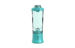 Portable Blender&comma; Personal Blender for Shakes and Smoothies&comma; Rechargeable Mini Blender&comma; 600ml with Travel Lid&comma; Suitable for Home&sol;Kitchen&sol;Gym &lpar;Sky Blue&rpar;