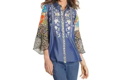 John Mark Edison Tunic In Multi