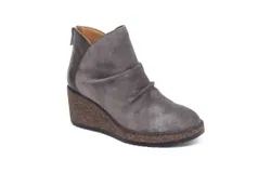 Aetrex Women&apos;s Kara Ankle Wedge Boot In Charcoal