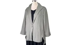 Porto Cicero Pleated Jacket In Dove