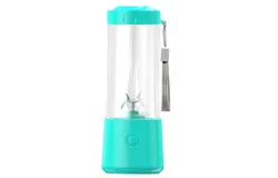 Portable Blender&comma; USB Personal Blender for Smoothies and Shakes&comma; Six-Blade Mini Blender for Baby Food&comma; Travel&comma; Gym&comma; and More &lpar;Mint Blue&rpar;