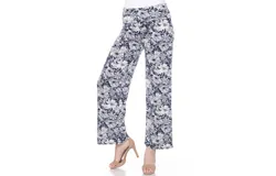 Women&apos;s Floral Paisley Palazzo Pants