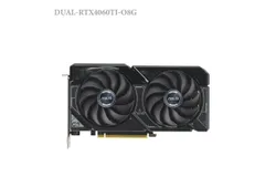 ASUS DUAL-RTX4060TI-8G adopts axial fan design and 2&period;5 slot design&comma; and the memory size is 8GB GDDR6&period;